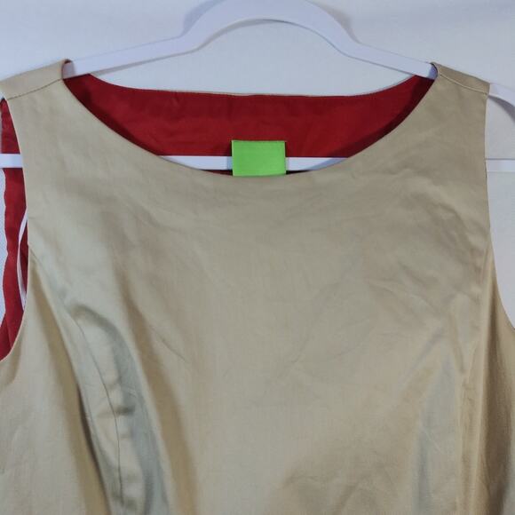 Citrine Green Tan Pants Set Business Casual Safari 2 Piece Set Size 14 - Picture 7 of 16